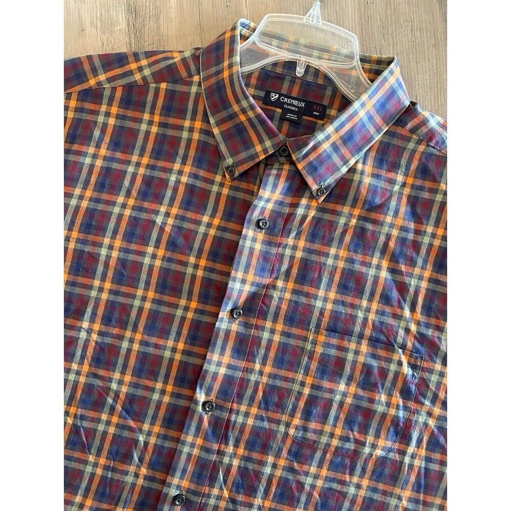 Cremieux Classics Men's Long Sleeve Shirt Button Down Size XXL Multi Color Plaid